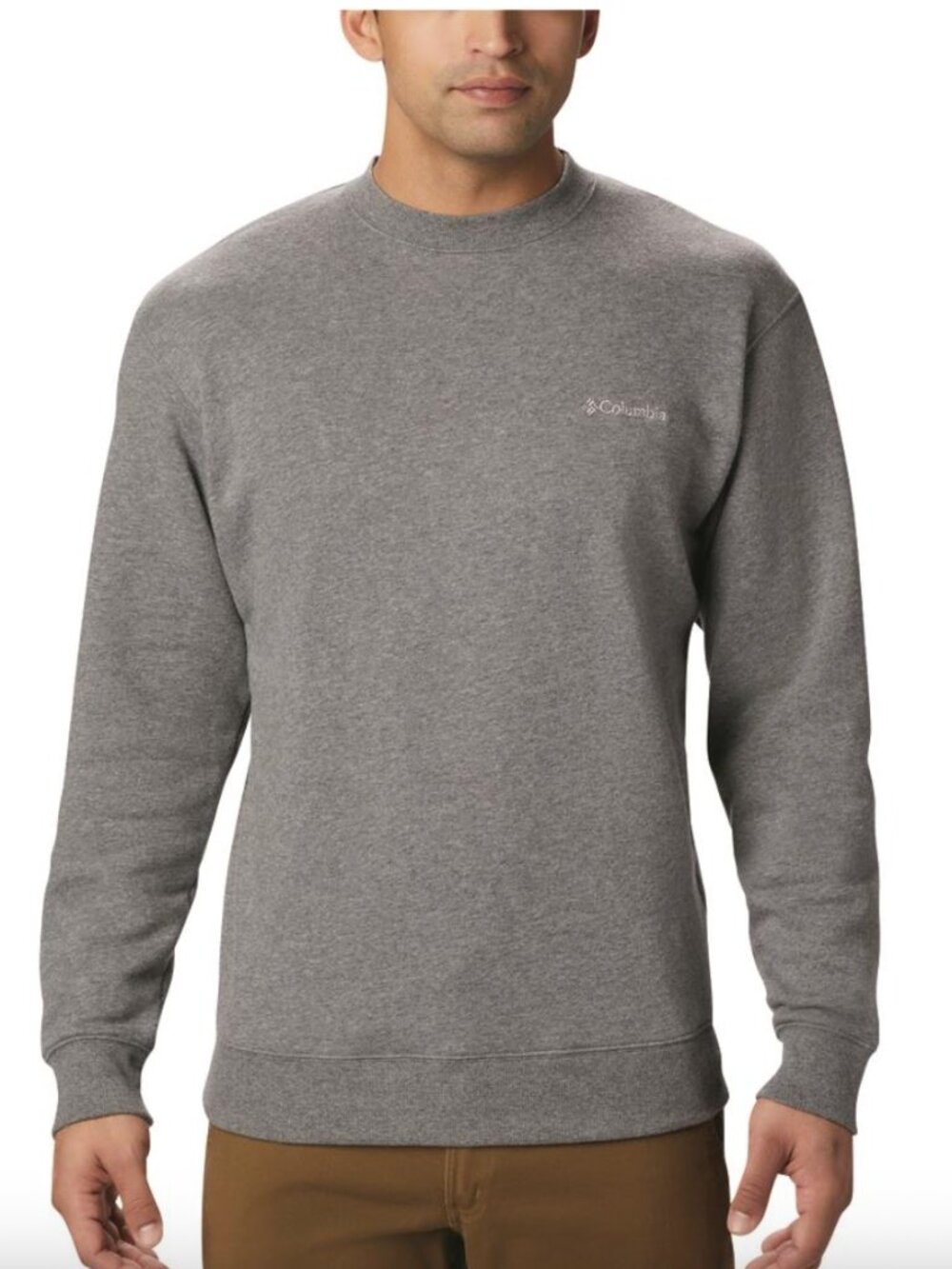 Columbia Hart Mountain II Crew Sweatshirt Gray Medium NWT